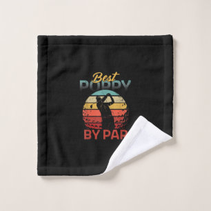 Fars Day Best Poppy Par Golf S  Dad Grandpa Men Wash Cloth