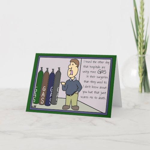 Fart and Stitches Get Well Card