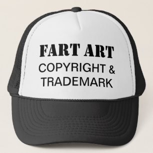 Fart Art, Copyright & Trademark Trucker Hat