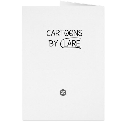 Fart Cartoon Birthday Card For Men (Back)