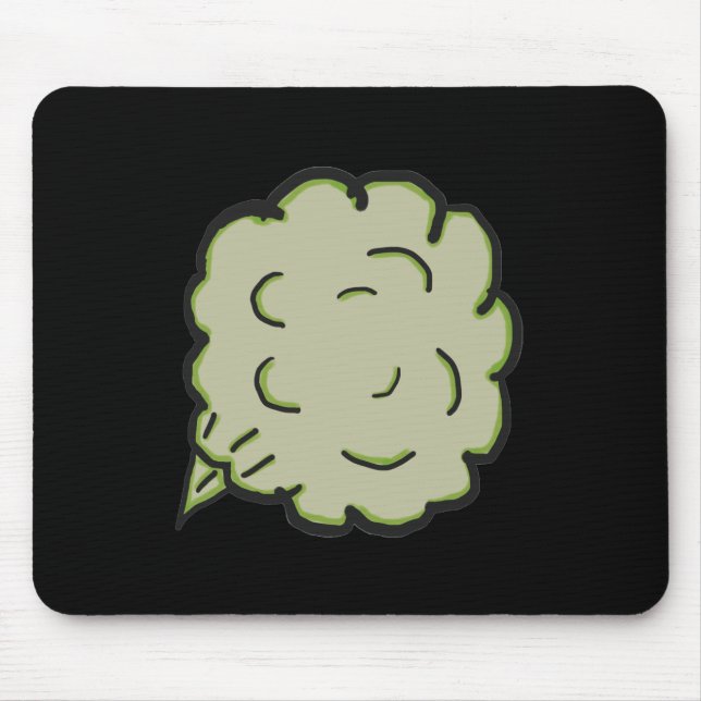 Fart Cloud Mouse Pad (Front)