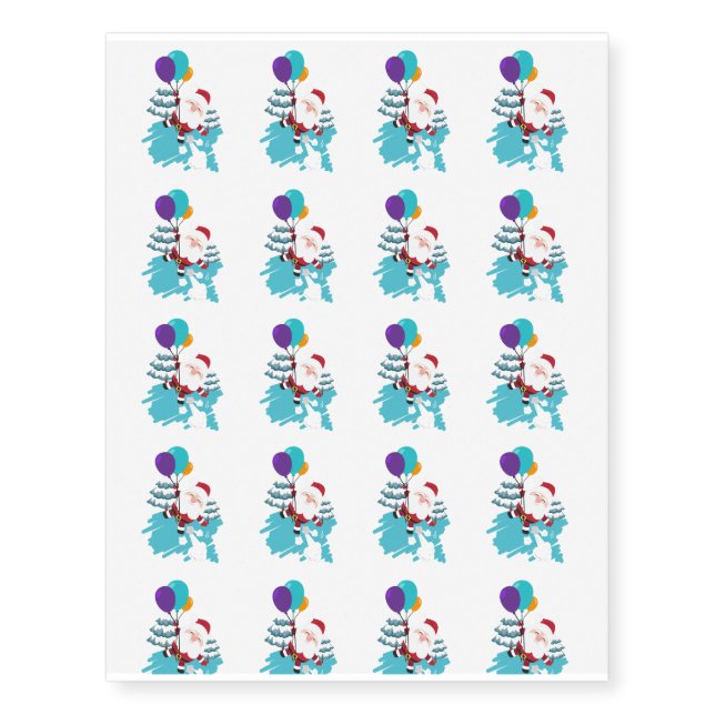 Fart Funny Christmas Gift Temporary Tattoos (Front)