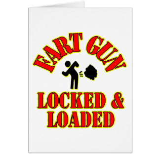 Fart Gun Locked & Loaded Cards