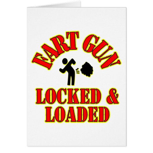 Fart Gun Locked & Loaded Cards (Front)