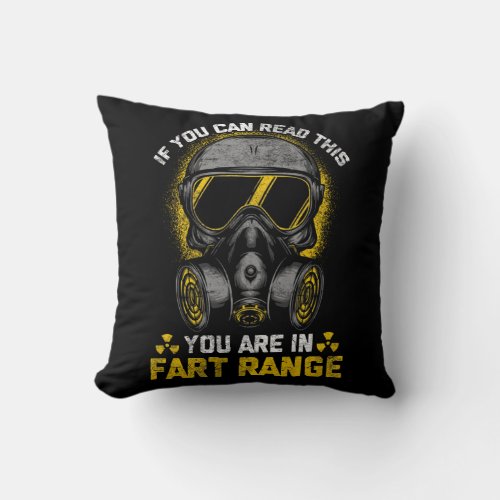 Fart Humor Farting Husband Boyfriend Father Joke Throw Pillow