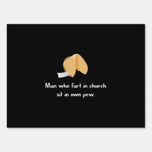 Fart in church sign