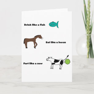 Fart Like a Cow card