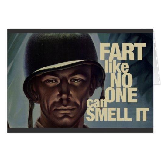 Fart like no one can smell it cards (Front Horizontal)