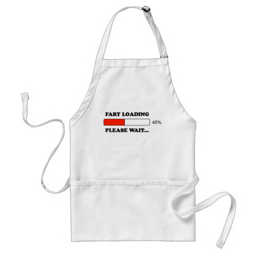 Fart loading adult apron