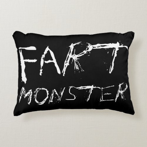 Fart Monster Decorative Pillow