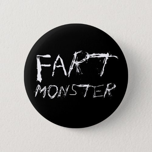 Fart Monster Pinback Button