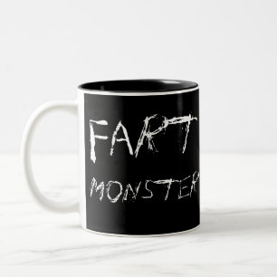 Fart Monster Two-Tone Coffee Mug