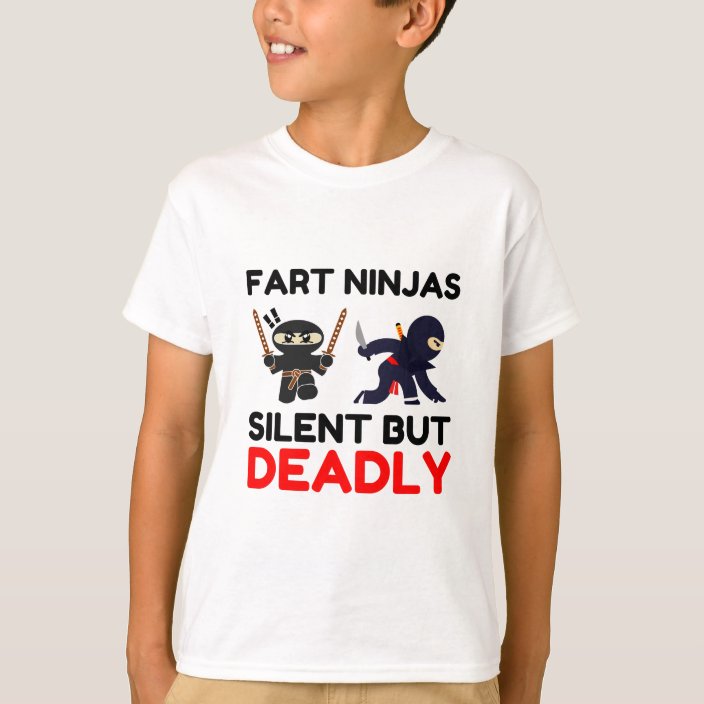 fart ninja silent but deadly t shirt