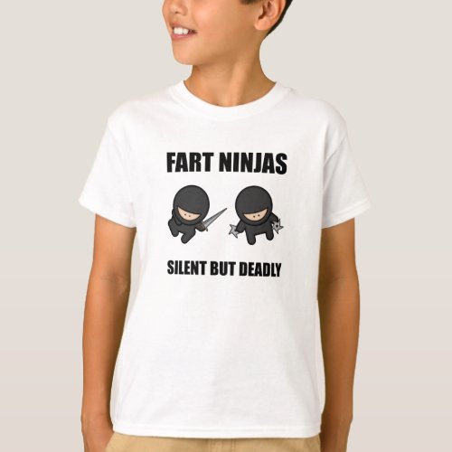 Fart Ninjas Silent But Deadly T_Shirt