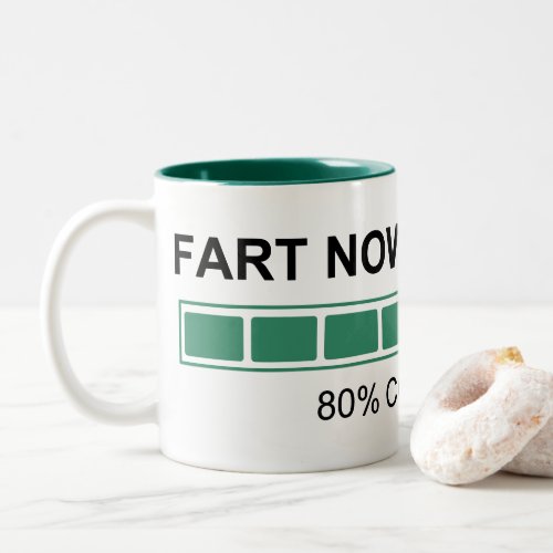 Fart Now Loading Two_Tone Coffee Mug