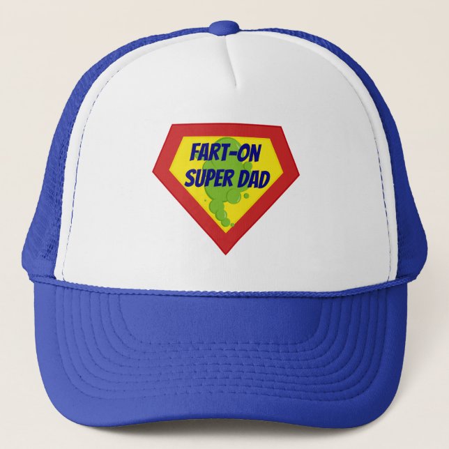 Fart-On Super Dad Trucker Hat (Front)