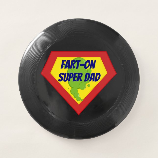 Fart-On Super Dad Wham-O Frisbee (Front)