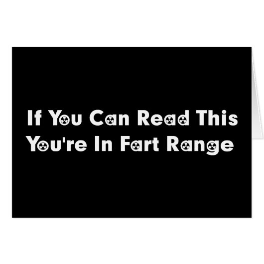 Fart Range Cards (Front Horizontal)