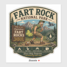 Fart Rock National Park Funny Camping Humor