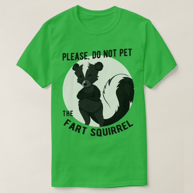 Fart Squirrel T-Shirt (Design Front)