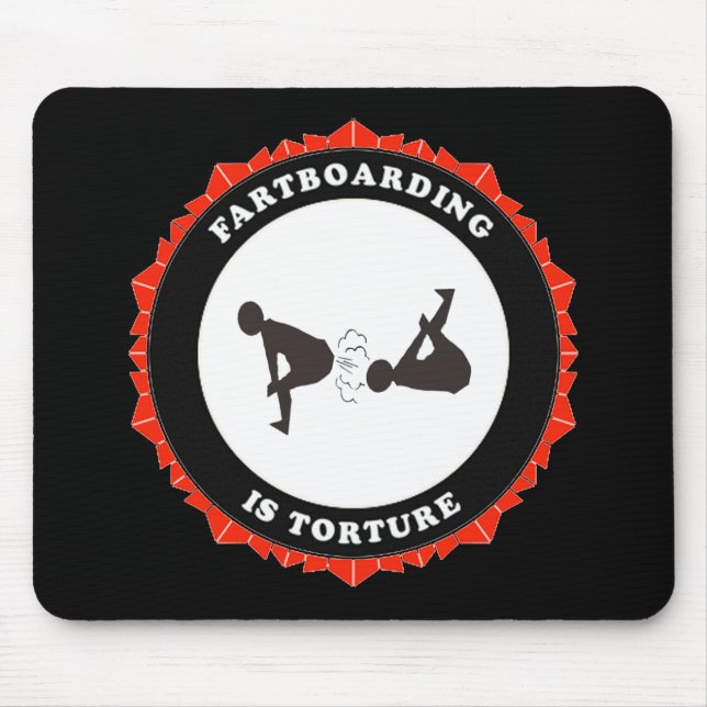 Fartboarding Mouse Pad (Front)