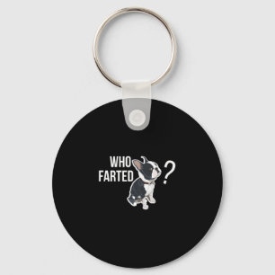Farted Fun French Bulldog Quote Keychain