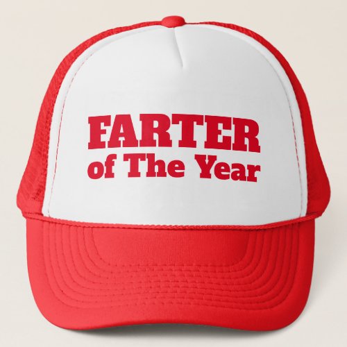 Farterl Father of the Year Funny Fart  Trucker Hat