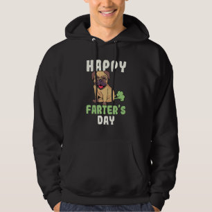 Farter's Day Farting Pug Dog Fathers Day Hoodie