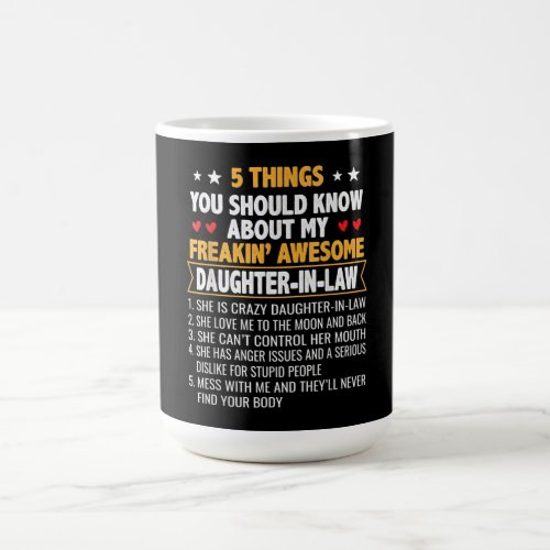 Farther And Mother In Law   From Daughter In Law Coffee Mug