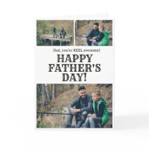 Farther's Day Fishing Reel Photo Personalized