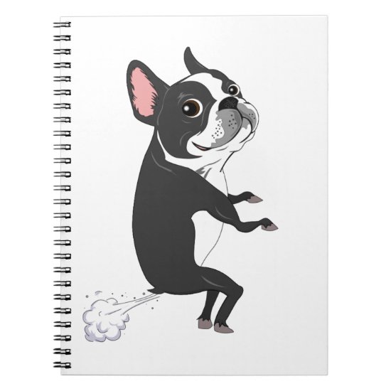 Farting Boston Terrier - Silent but Deadly Notebook