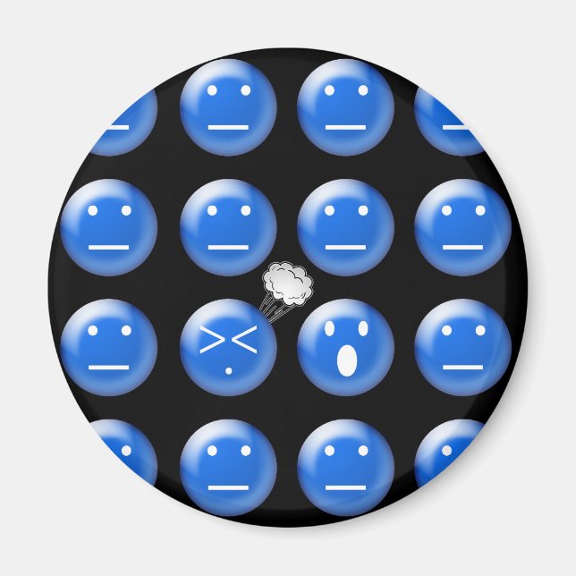 Farting Faces magnet (Front)