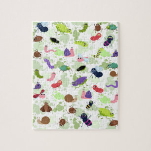 Farting Gassy Bugs Jigsaw Puzzle