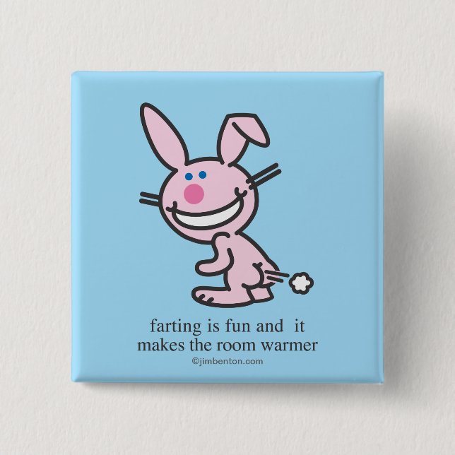 Farting is Fun Button (Front)