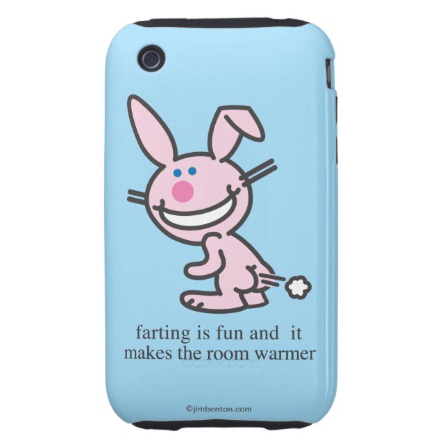 Farting is Fun Tough iPhone 3 Cover (Back)
