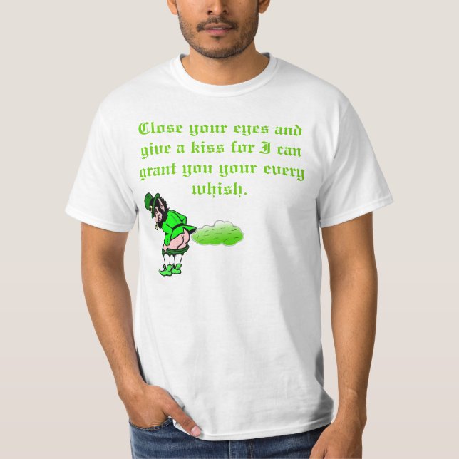 Farting leprechaun T-Shirt (Front)