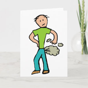Farting Man Card