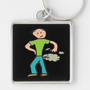Farting Man Keychain
