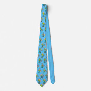 Farting Man Neck Tie