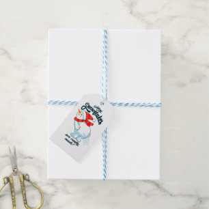 Farting Snowman How Snowflakes Are Really Made Gift Tags