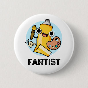 Fartist Funny Artist Pun Button