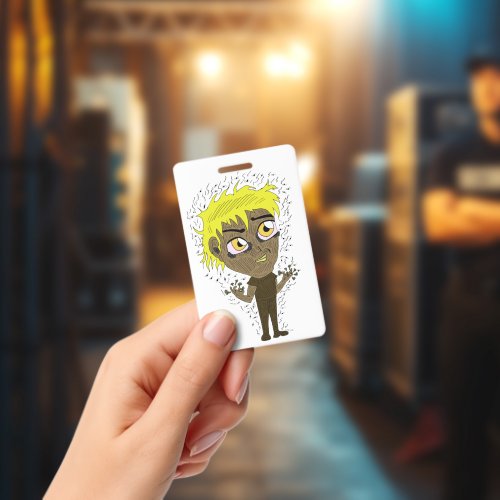 Farty Fingers  Chibi Badge