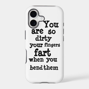Farty Fingers line iPhone 17 Case