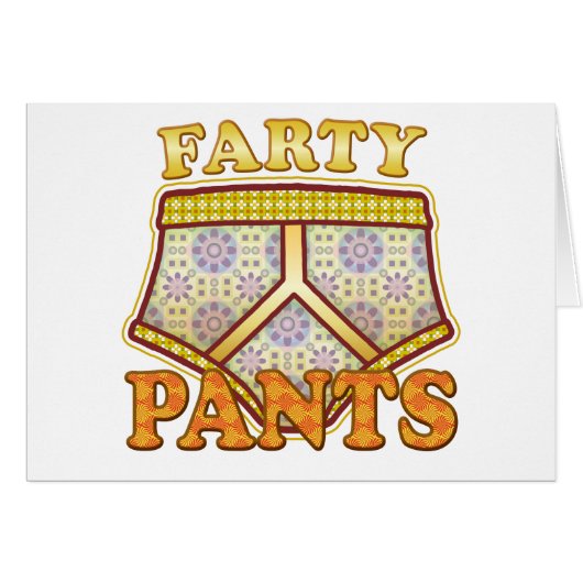 Farty Pants. Cards (Front Horizontal)