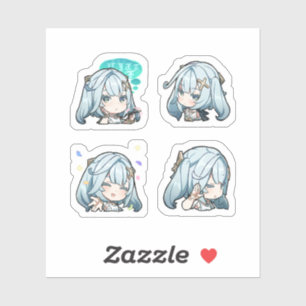 Faruzan Genshin Impact 4 Pack Sticker Sheet