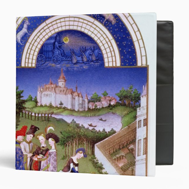 Fascimile of April' 3 Ring Binder (Front/Inside)
