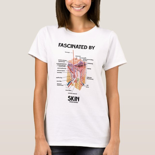 Fascinated By Skin (Skin Layers) T-Shirt (Front)