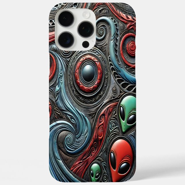Fascinating Alien Art Inspiring Imagination Case-Mate iPhone Case (Back)