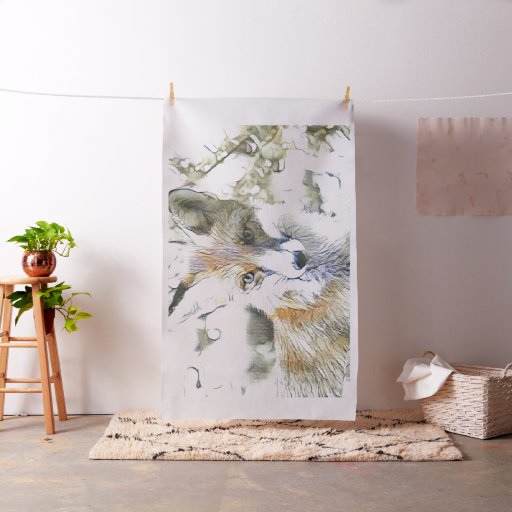 fascinating altered animals - Fox Fabric