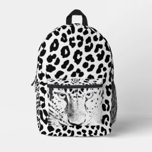 Fascinating Feline-  Leopard Print Backpack